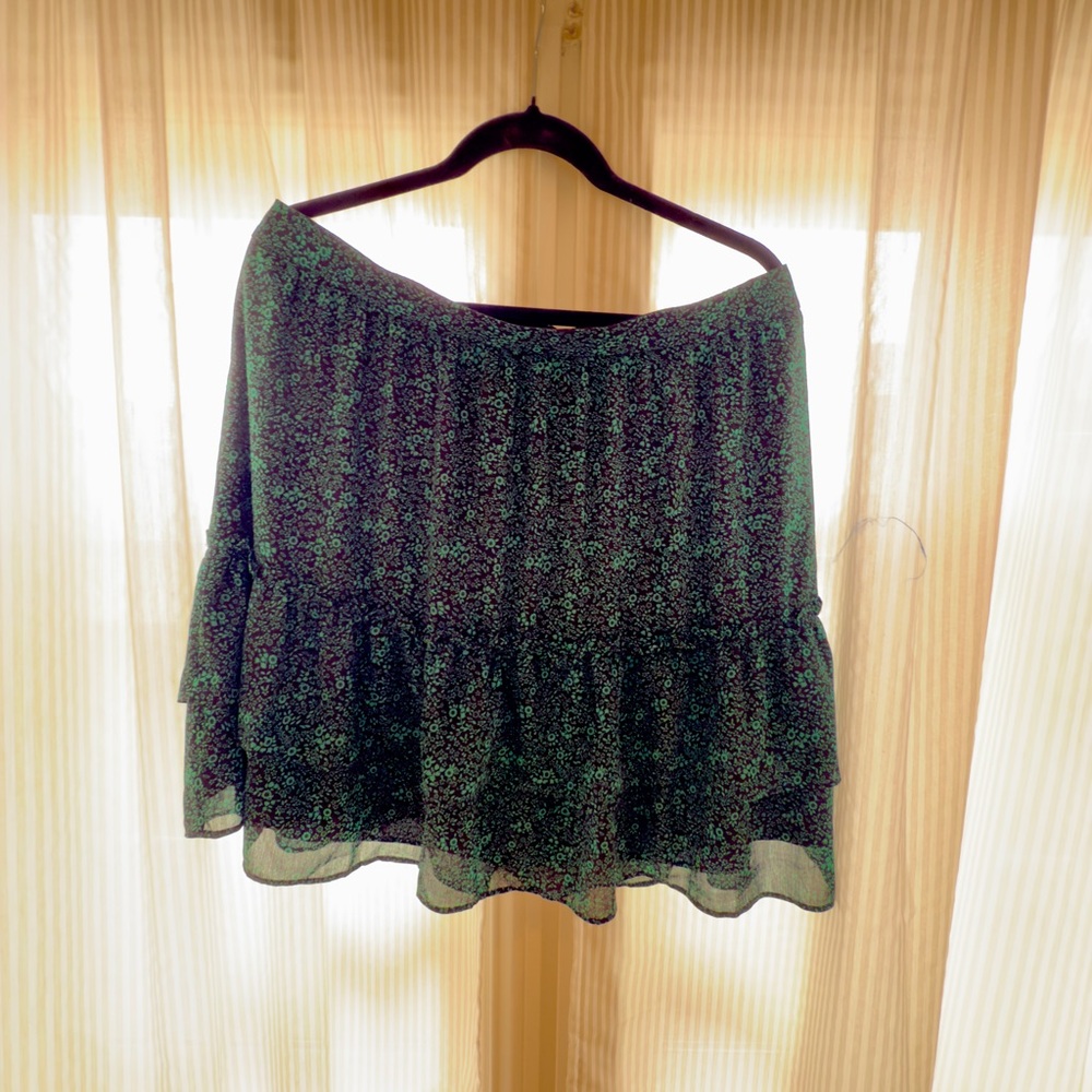Floral Tiered Skirt